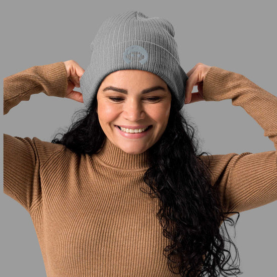Beanie aus Bio-Baumwolle „Robot“