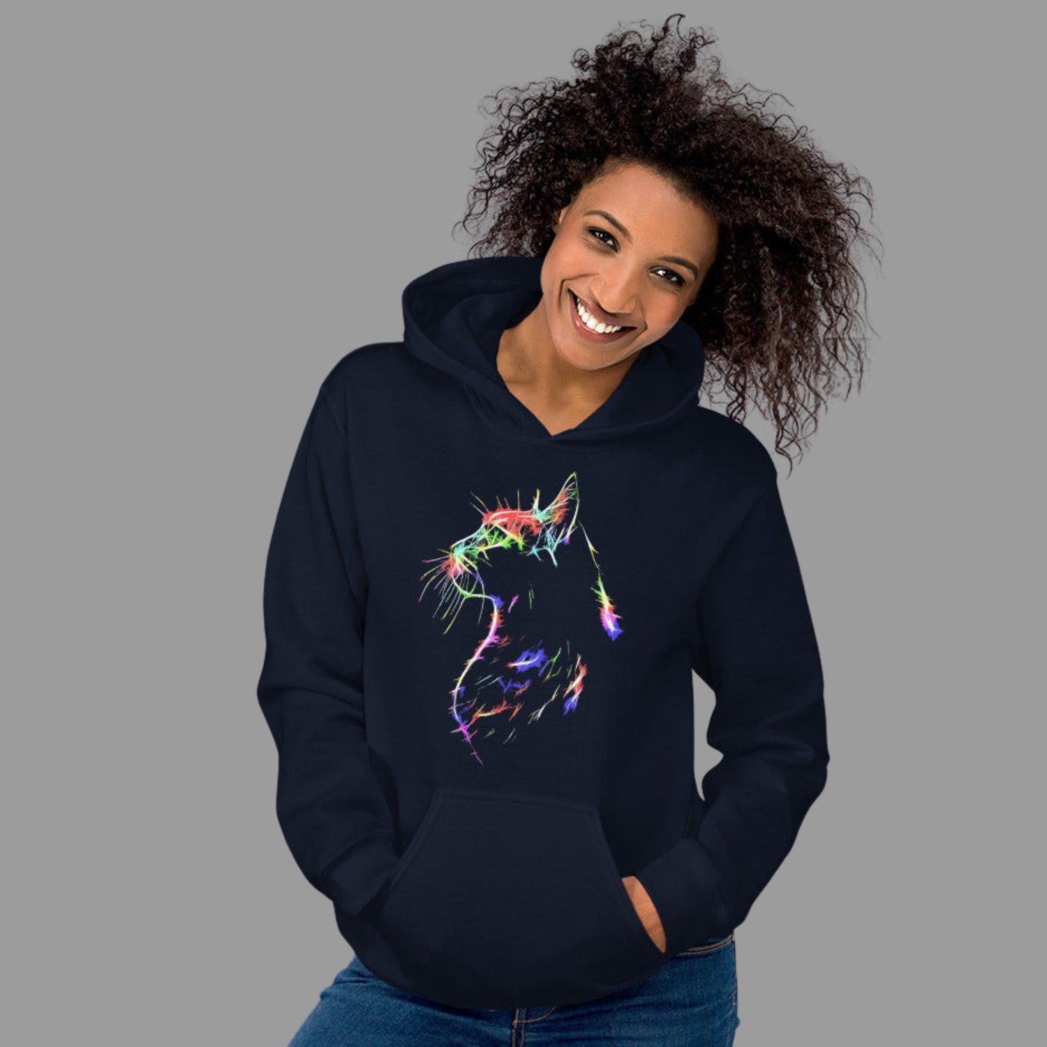 "Neon Cat" Hoodie (S - 3XL)