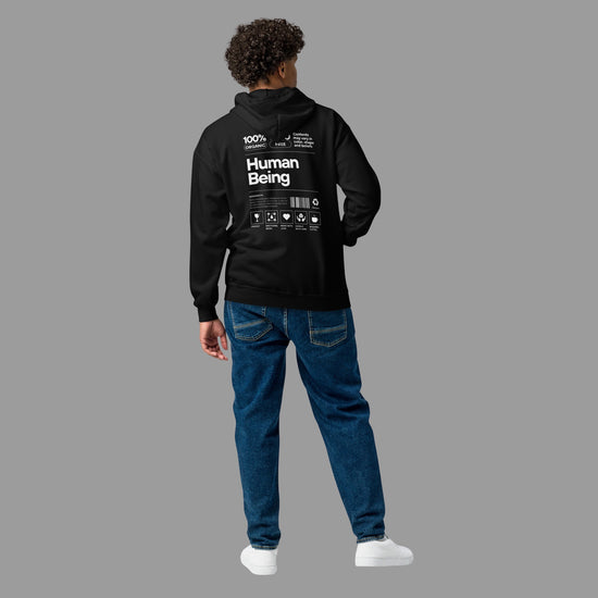  „100% Human Being“ Zip-Hoodie (S – 3XL)