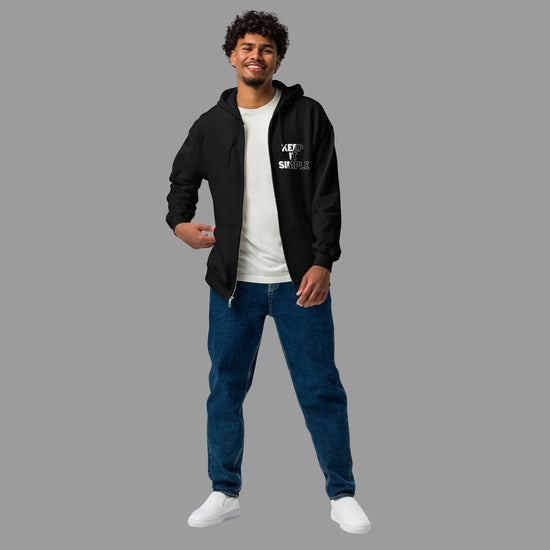 "Keep it Simple" Zip-Hoodie (S - 3XL)