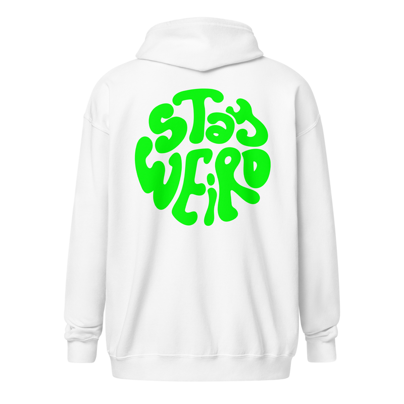 "Stay Weird" Heavy Zip-Hoodie