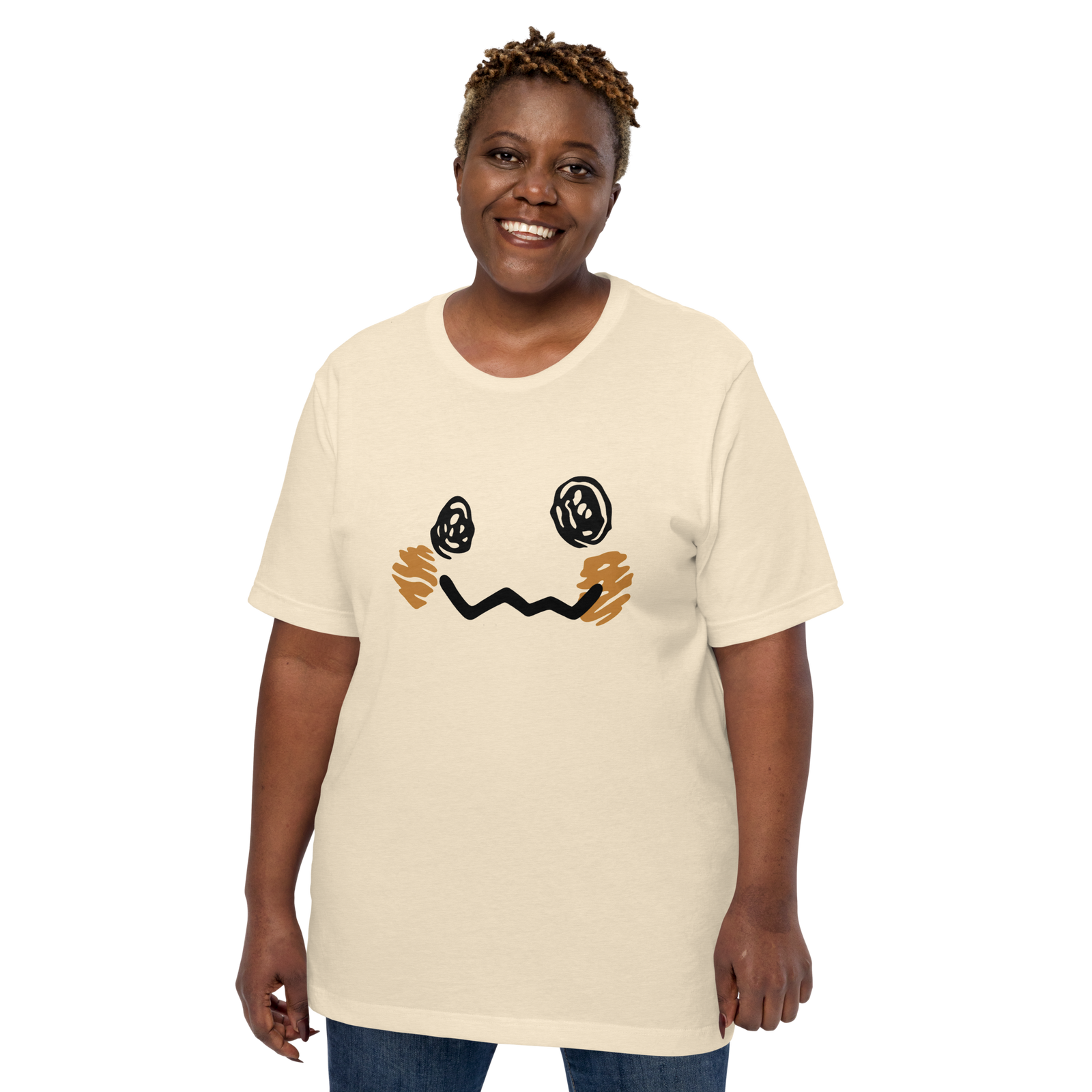 "#0778 Spirit Sketch" Cotton Tee