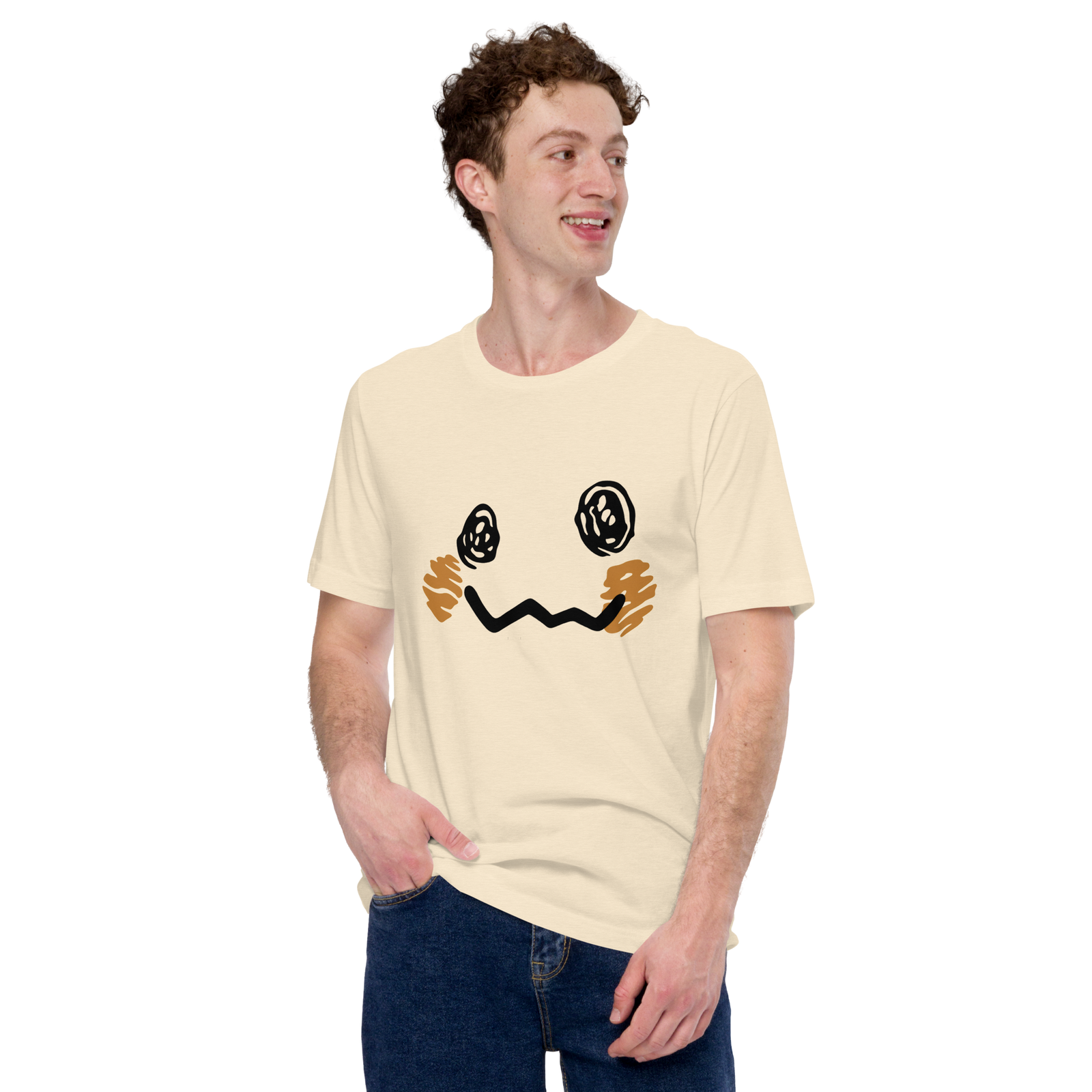 "#0778 Spirit Sketch" Cotton Tee