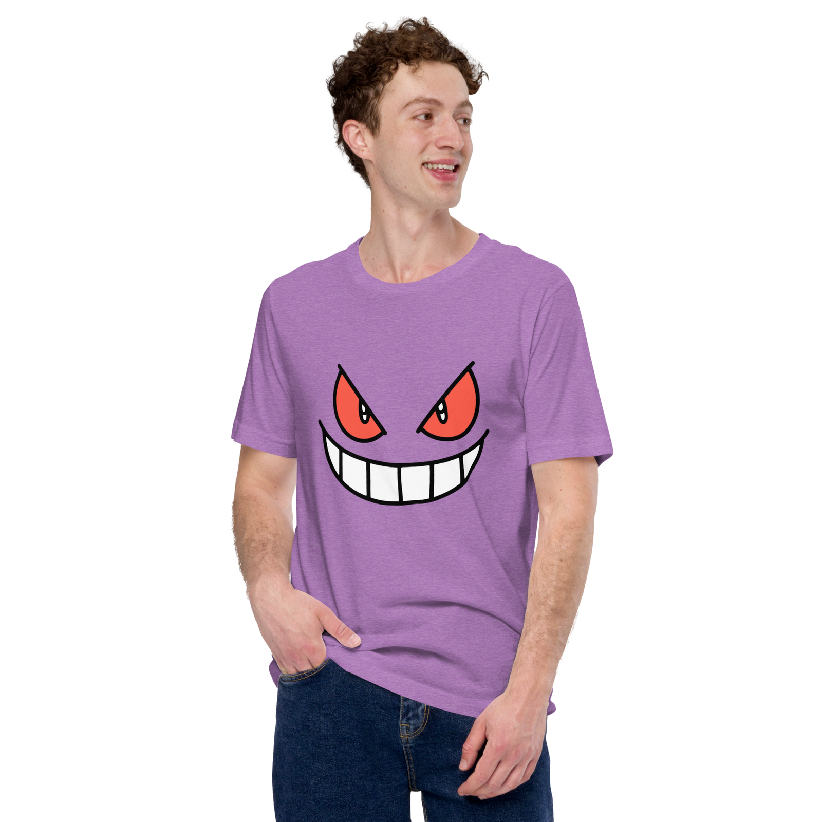 "#0094 Shadow Grin" Cotton Tee