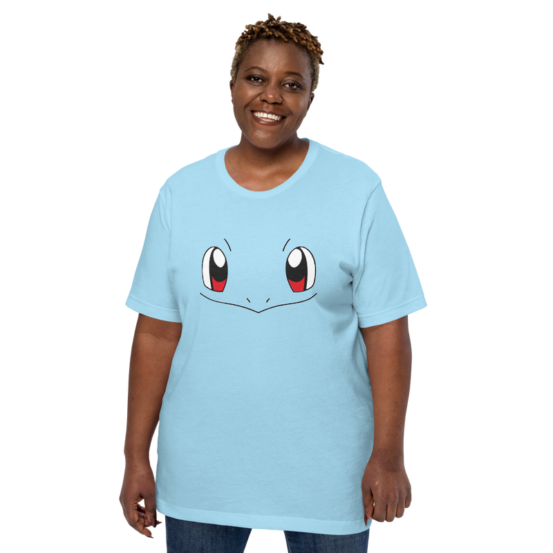 "#0007 Aqua Icon" Cotton Tee