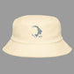 Unstructured terry cloth bucket hat „Lion“