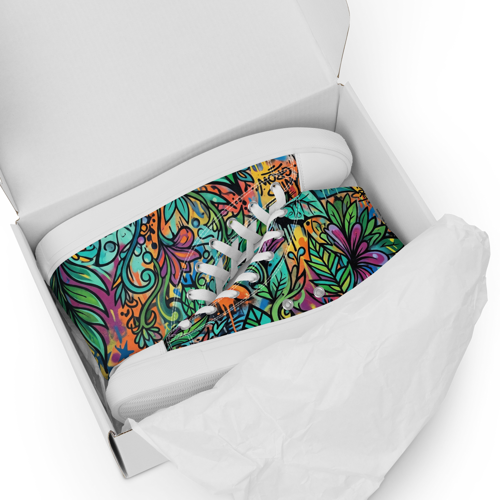 "Overgrown" High Top Canvas